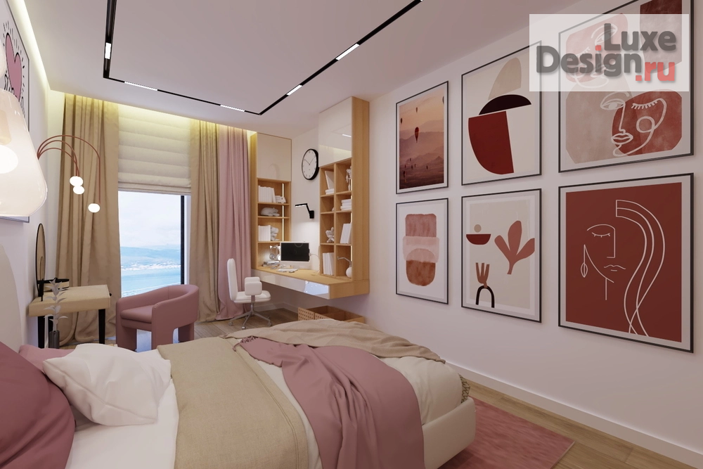 Дизайн интерьера апартаментов "Детская в 5-комнатной квартире Porto Montenegro Черногория " (фото 3)