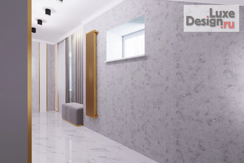 Дизайн интерьера загородного дома "Центральный и запасной вход в доме с.Елюзань" (фото 6)