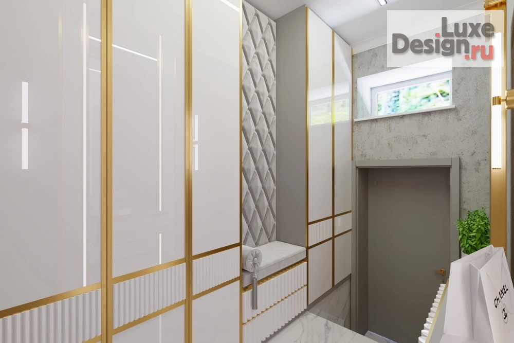 Дизайн интерьера загородного дома "Центральный и запасной вход в доме с.Елюзань" (фото 8)