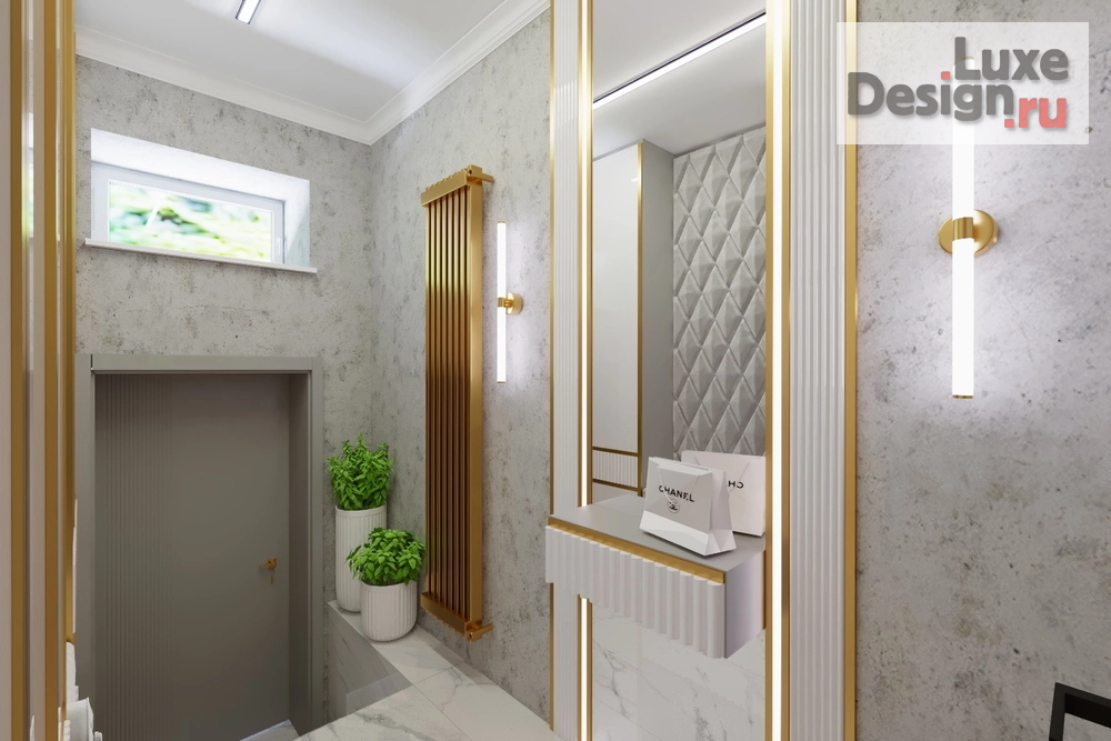 Дизайн интерьера загородного дома "Центральный и запасной вход в доме с.Елюзань" (фото 9)