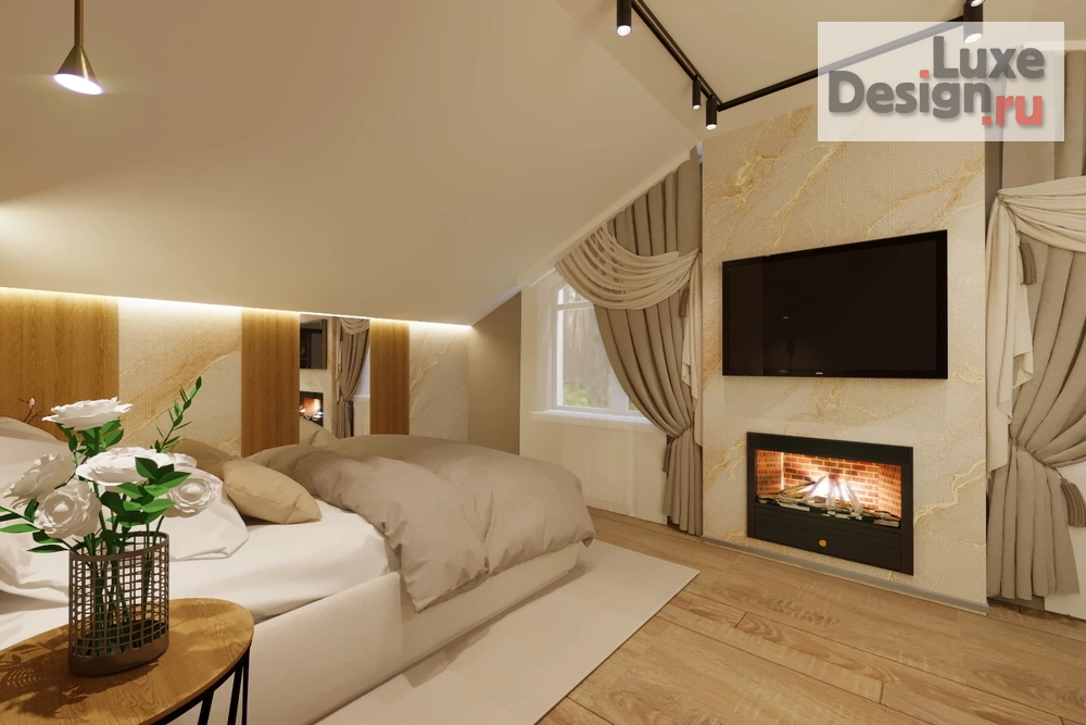 Дизайн интерьера загородного дома "2 спальня в доме с.Богословка" (фото 5)