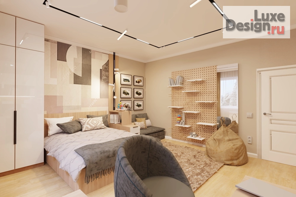 Дизайн интерьера частного дома "Детская комната в доме г.Пенза" (фото 1)