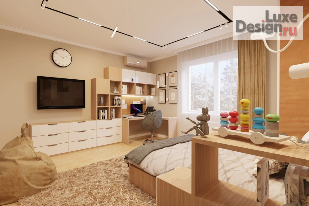 Дизайн интерьера частного дома "Детская комната в доме г.Пенза" (фото 2)