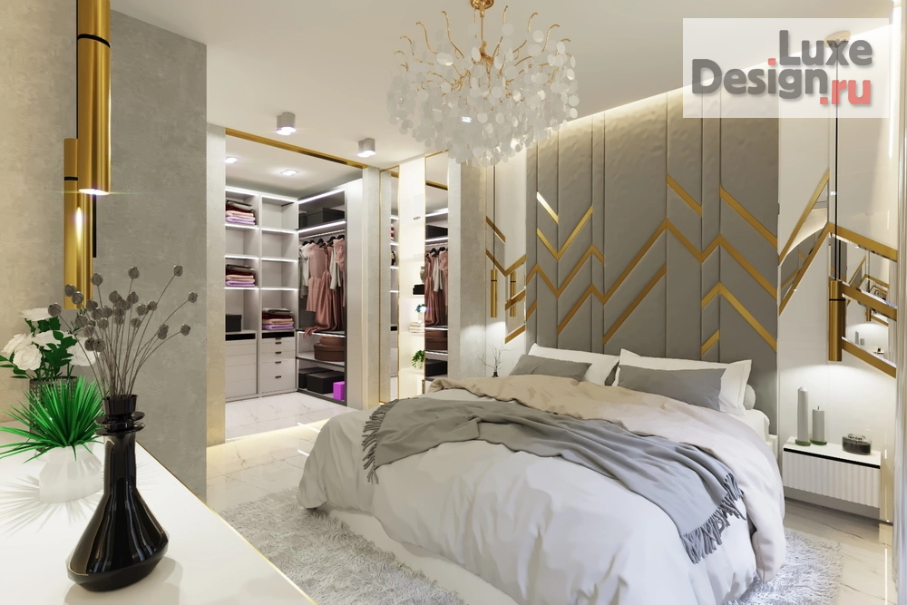 Дизайн интерьера загородного дома "Хозяйская спальня в доме с.Елюзань" (фото 8)