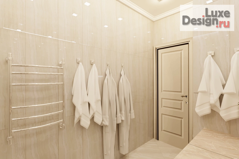 Дизайн интерьера частного дома "Душевая 1 этаж в доме г.Пенза" (фото 2)