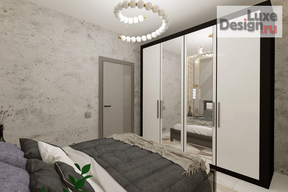 Дизайн интерьера загородного дома "Спальня для гостей в доме с.Елюзань" (фото 3)