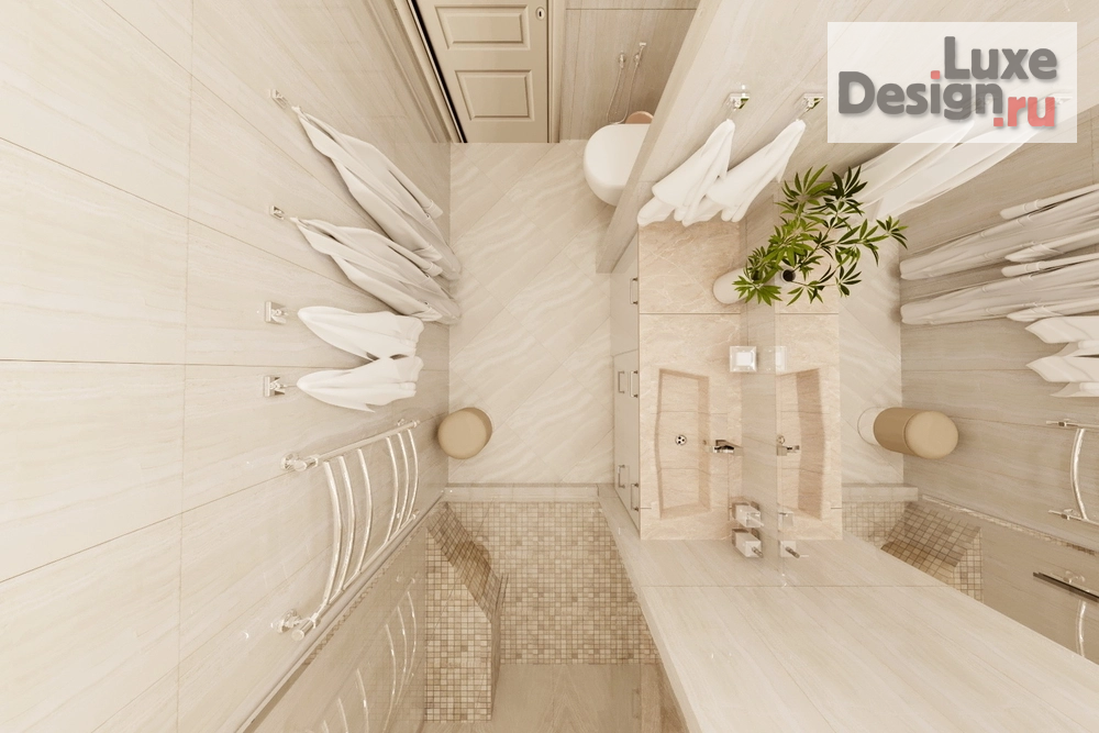 Дизайн интерьера частного дома "Душевая 1 этаж в доме г.Пенза" (фото 5)