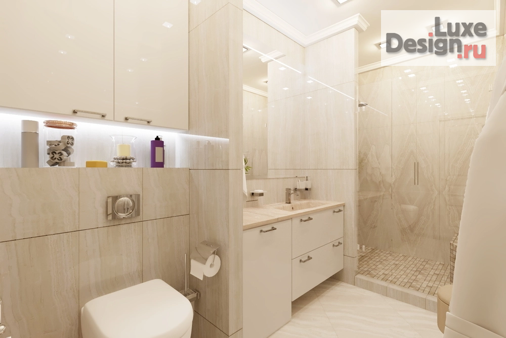 Дизайн интерьера частного дома "Душевая 1 этаж в доме г.Пенза" (фото 1)