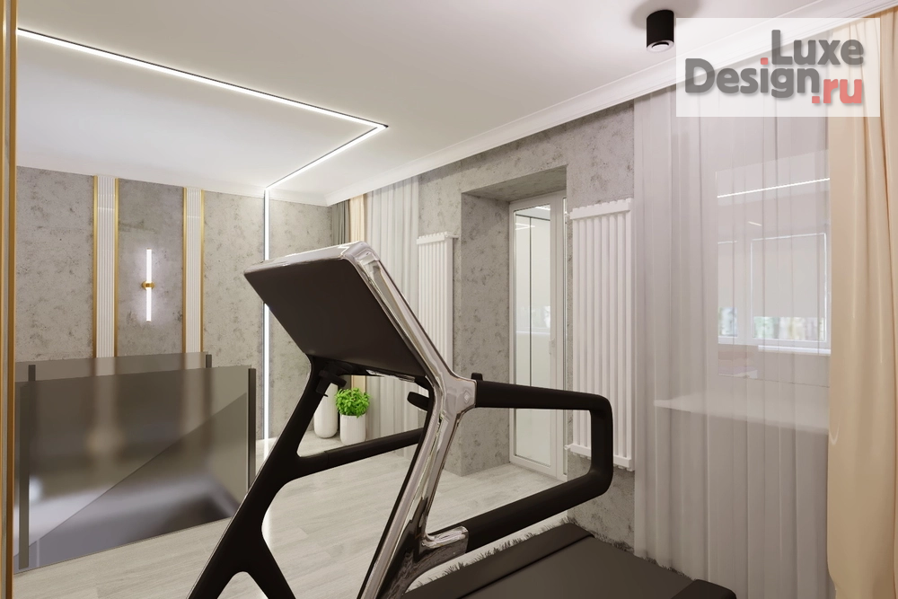 Дизайн интерьера загородного дома "Холл 2этаж в доме с.Елюзань " (фото 2)