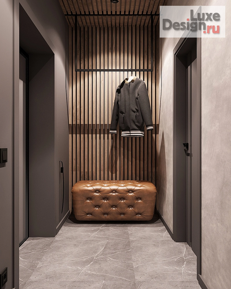 Дизайн интерьера коттеджа "Прихожая 1 в коттедже" (фото 1)