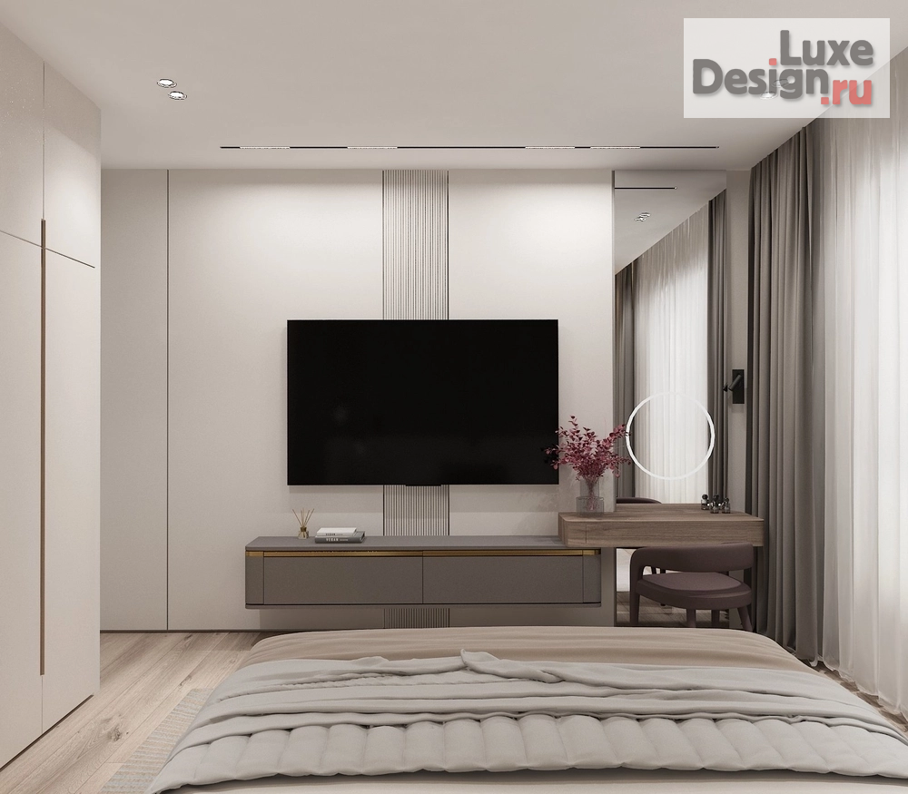 Дизайн интерьера спальни "Мастер спальня 1" (фото 1)
