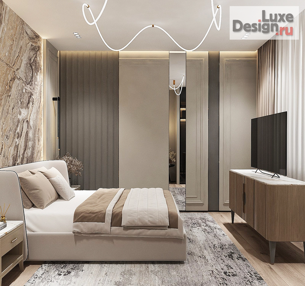 Дизайн интерьера спальни "Гостевая спальня 1" (фото 1)