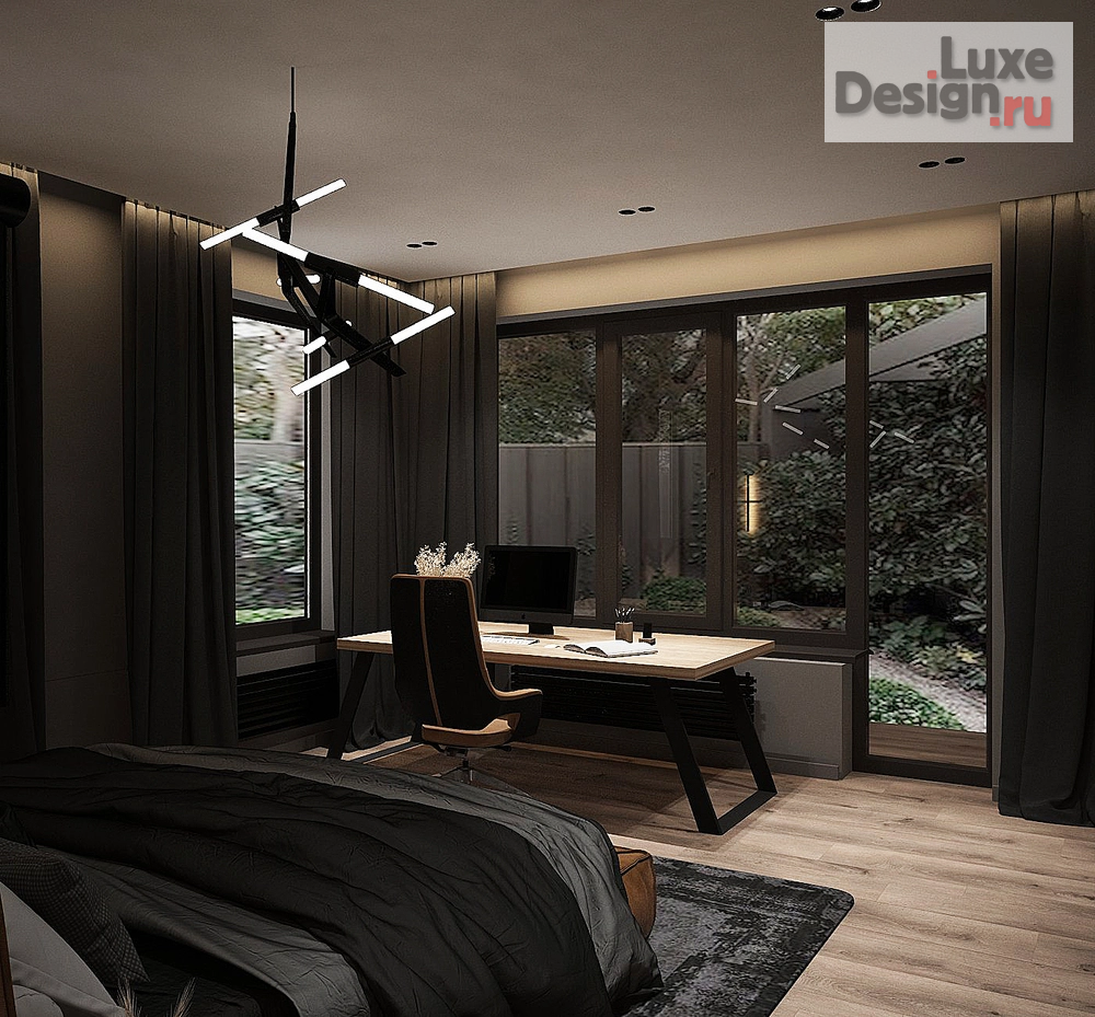 Дизайн интерьера детской "Спальня 4 в коттедже" (фото 1)