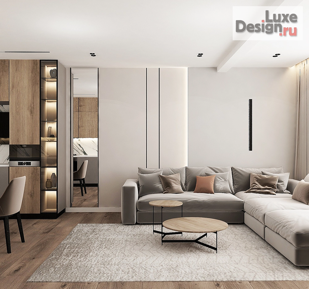 Дизайн интерьера гостиной "Гостиная в частном доме" (фото 1)