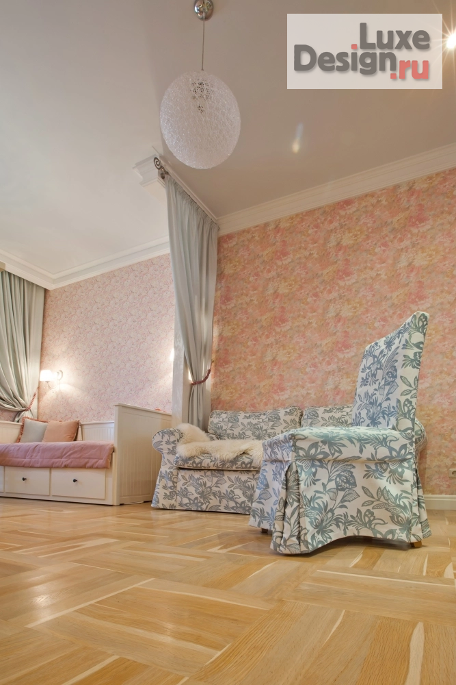 Дизайн интерьера трехкомнатной квартиры "мягкая нежность" (фото 13)