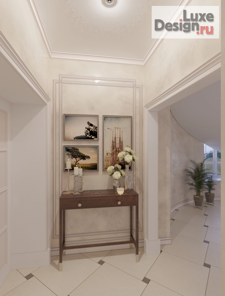 Дизайн интерьера гостиной "Дизайн гостиной частного дома" (фото 5)