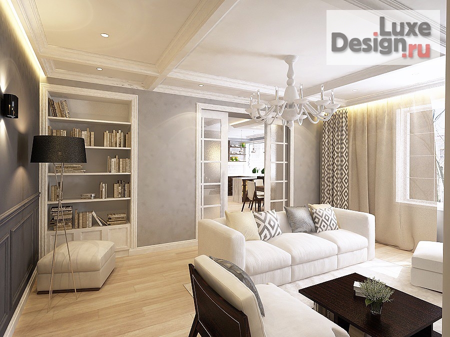 Дизайн интерьера трехкомнатной квартиры "Проект квартиры 120 кв.м." (фото 5)