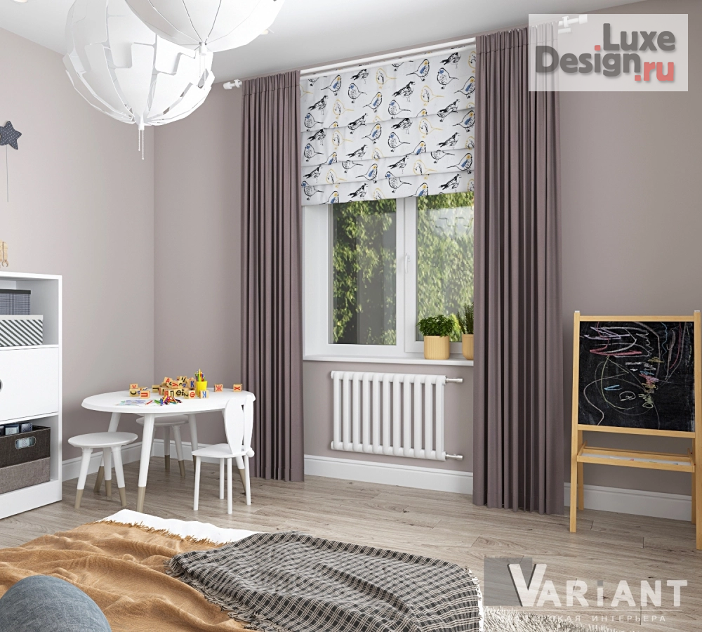 Дизайн интерьера детской "Нейтральная детская" (фото 3)