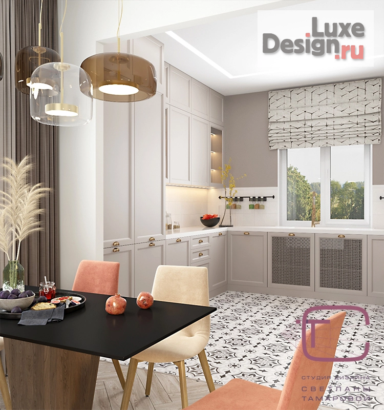 Дизайн интерьера комнаты "Кухня-гостиная в частном доме" (фото 4)