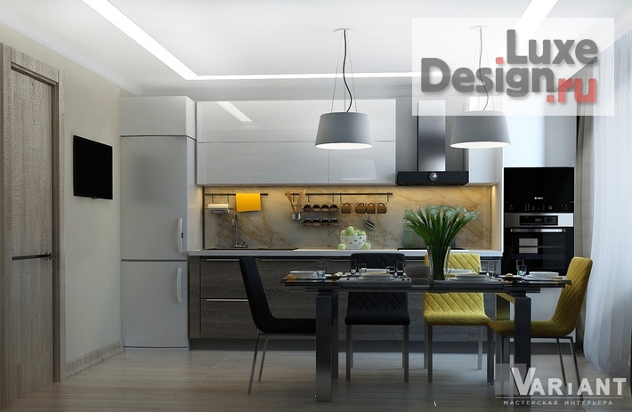 Дизайн интерьера однокомнатной квартиры "Дизайн квартиры по ул.Ладожская (г.Пенза)" (фото 4)