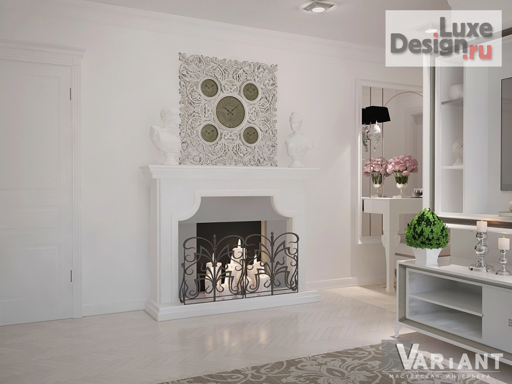 Дизайн интерьера трехкомнатной квартиры "Дизайн интерьера квартиры по ул. Леонова (г.Пенза)" (фото 3)