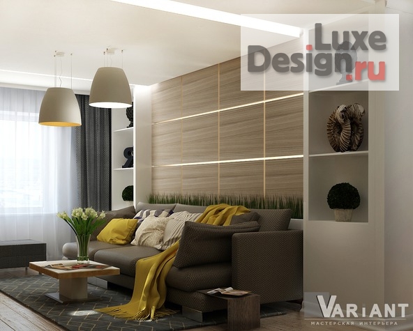 Дизайн интерьера однокомнатной квартиры "Дизайн квартиры по ул.Ладожская (г.Пенза)" (фото 2)