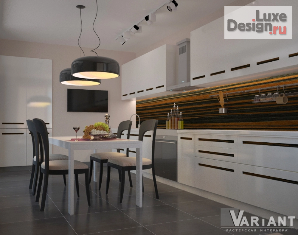 Дизайн интерьера однокомнатной квартиры "Дизайн интерьера квартиры по ул. Мира 40(г.Пенза)" (фото 6)