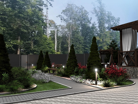 Дизайн интерьера в Пензе "Ландшафтный дизайн  в г. Пенза"