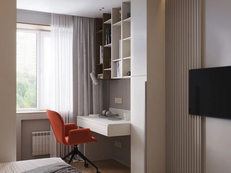 Дизайн интерьера в Пензе "Заречный , квартира для семьи из 4х человек"