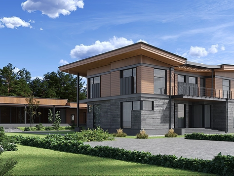 Дизайн интерьера в Пензе "Дом по технологии CLT"