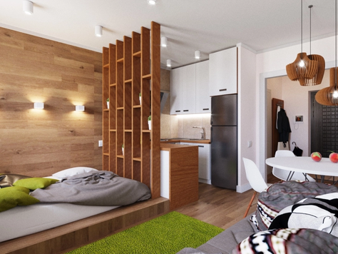 Дизайн интерьера в Пензе "Студия на ул.Ладожской в Эко квартале"