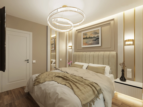 Дизайн интерьера в Пензе "Спальня в 4-х комнатной квартире г.Москва"