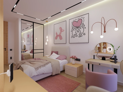 Дизайн интерьера в Пензе "Детская в 5-комнатной квартире Porto Montenegro Черногория "