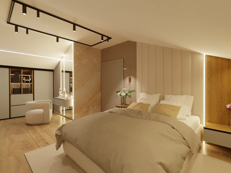 Дизайн интерьера в Пензе "2 спальня в доме с.Богословка"