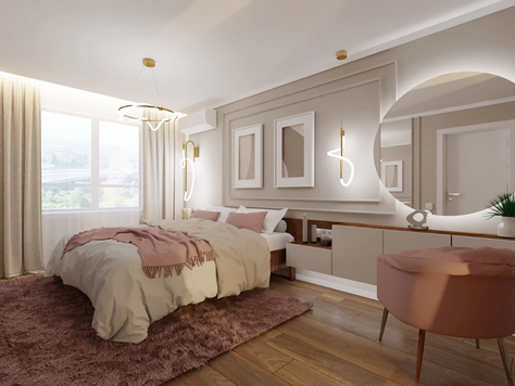 Дизайн интерьера в Пензе "Спальня в 3 комнатной квартире, Засечное"