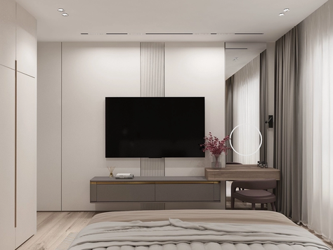 Дизайн интерьера в Пензе "Мастер спальня 1"