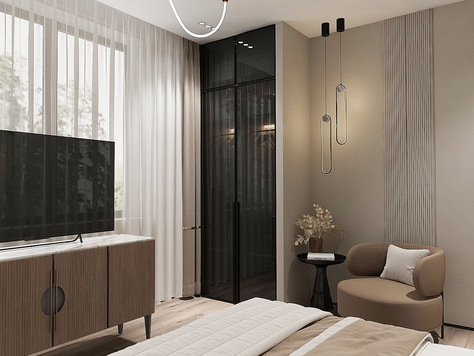 Дизайн интерьера в Пензе "Гостевая спальня 3"