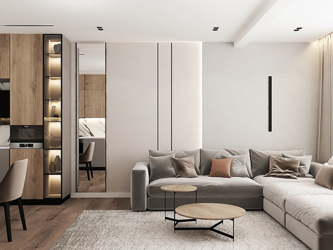 Дизайн интерьера в Пензе "Гостиная в частном доме"