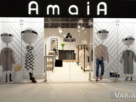 Дизайн интерьера бутика в Пензе "Интерьер бутика «AmaiA»"