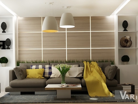 Дизайн интерьера однокомнатной квартиры в Пензе "Дизайн квартиры по ул.Ладожская (г.Пенза)"